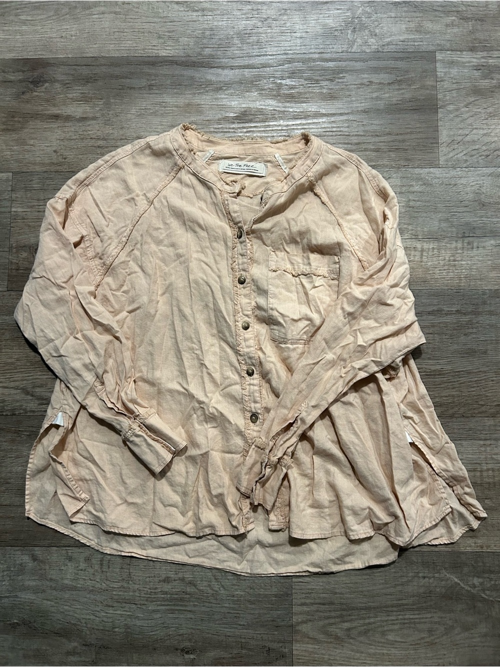 We The Free 
Free Prople button up blouse in XS